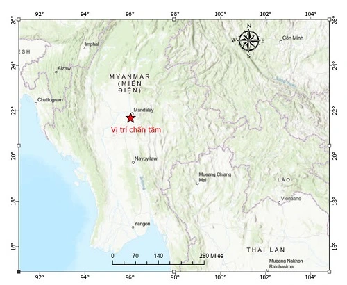 Số người thiệt mạng do động đất ở Myanmar tăng gần 700