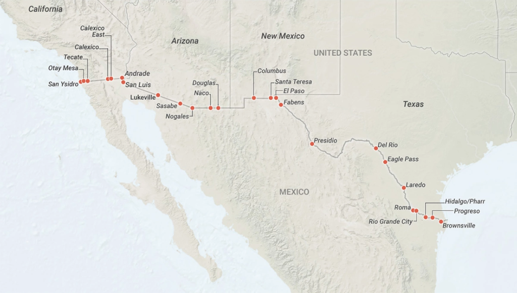 Tổng thống Trump cho phép quân đội kiểm soát đất công dọc biên giới Mỹ - Mexico